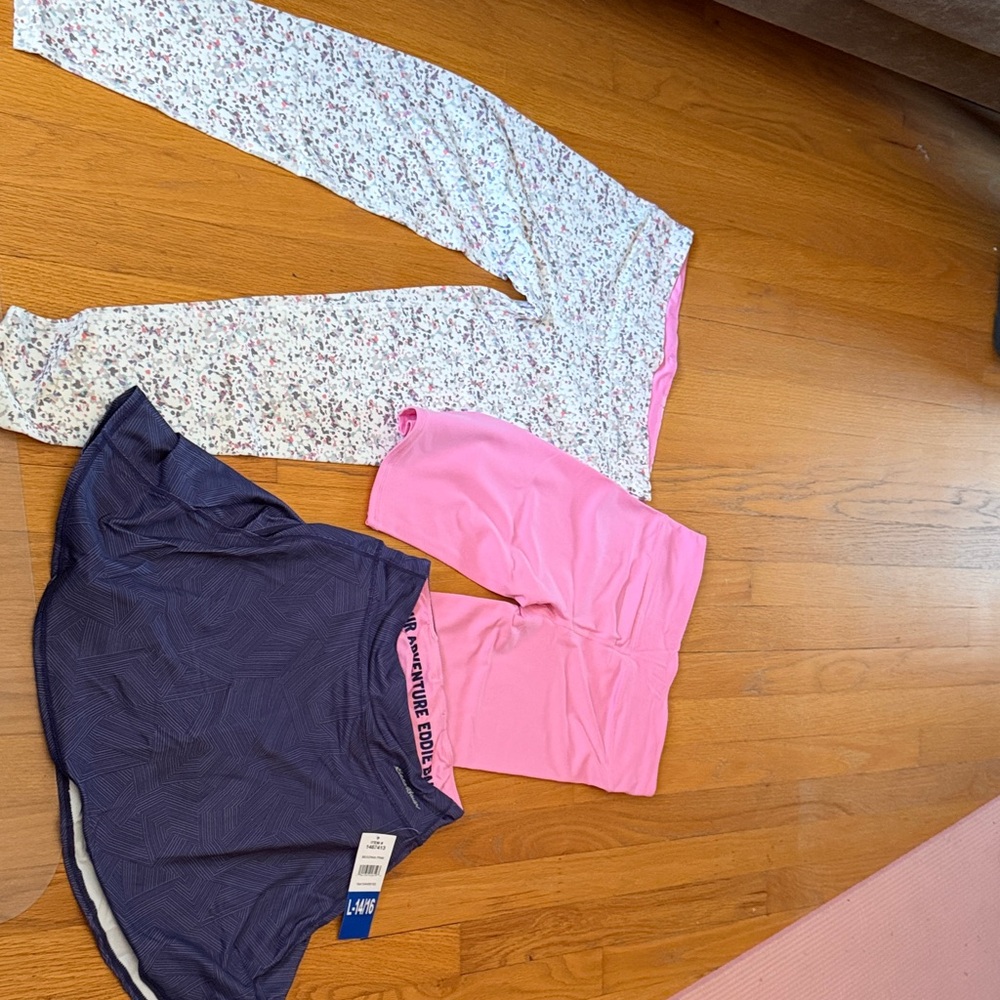 Eddie Bauer Kids Matching Set - Navy and Pink